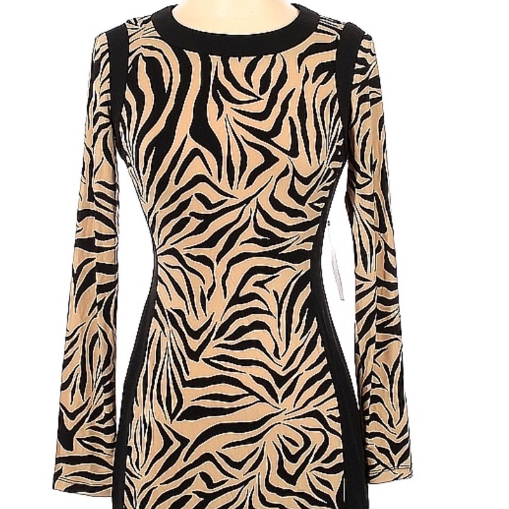 Animal Print Bodycon Sheath Dress